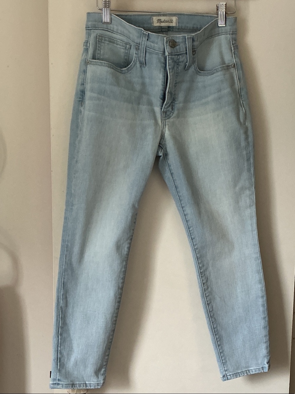 Madewell Light Wash Ankle Slim Jeans
